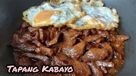 HOW TO COOK TAPANG KABAYO .